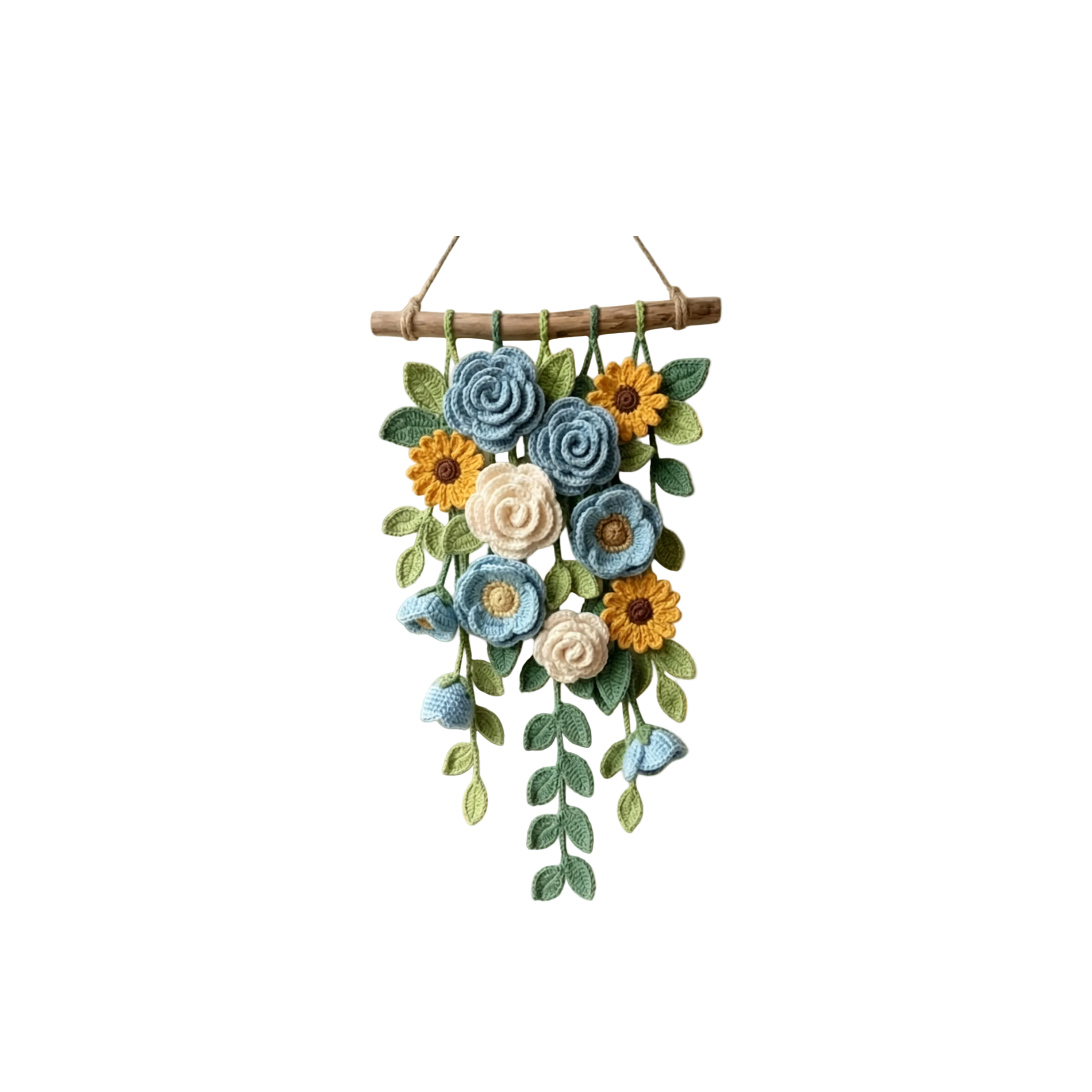Gehäkelter Wandbehang