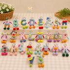 Gehäkelte Alphabet Schlüsselanhänger, Amigurumi Buchstabe Charme, Rucksack Zubehör