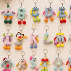 Gehäkelte Alphabet Schlüsselanhänger, Amigurumi Buchstabe Charme, Rucksack Zubehör