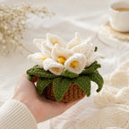 Gehäkeltes Blumen-Untersetzer-Set, 2-in-1-Untersetzer, verziert mit floralen Mustern, handgefertigte Untersetzer