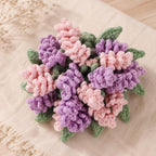 Gehäkeltes Blumen-Untersetzer-Set, 2-in-1-Untersetzer, verziert mit floralen Mustern, handgefertigte Untersetzer