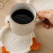 Gehäkelter Enten Untersetzer & Schmucktablett – Amigurumi Enten-Gericht für Kaffee, Tee, Schreibtisch-Organizer